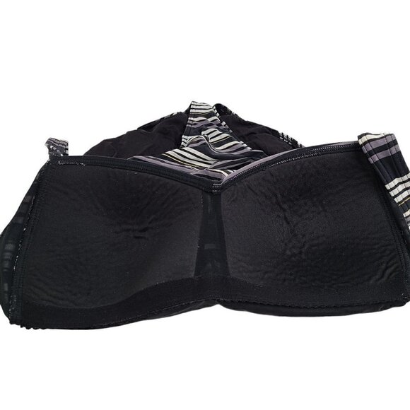 Bond-Eye Nip Tuck Joanne Black Nautical Striped One-Piece Multicup Swimsuit - Picture 5 of 9